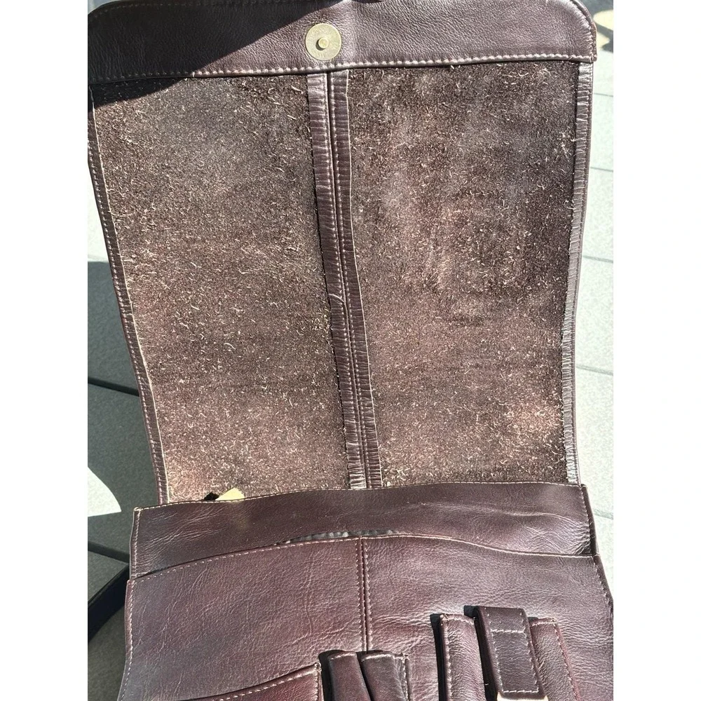 Vintage Wilson Pelle Studio Leather Flap Messenger Bag 90s Y2K Backpack